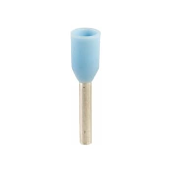 Image of Bootlace Ferrules 0.25mm Light Blue Pack of 100 - Truconnect