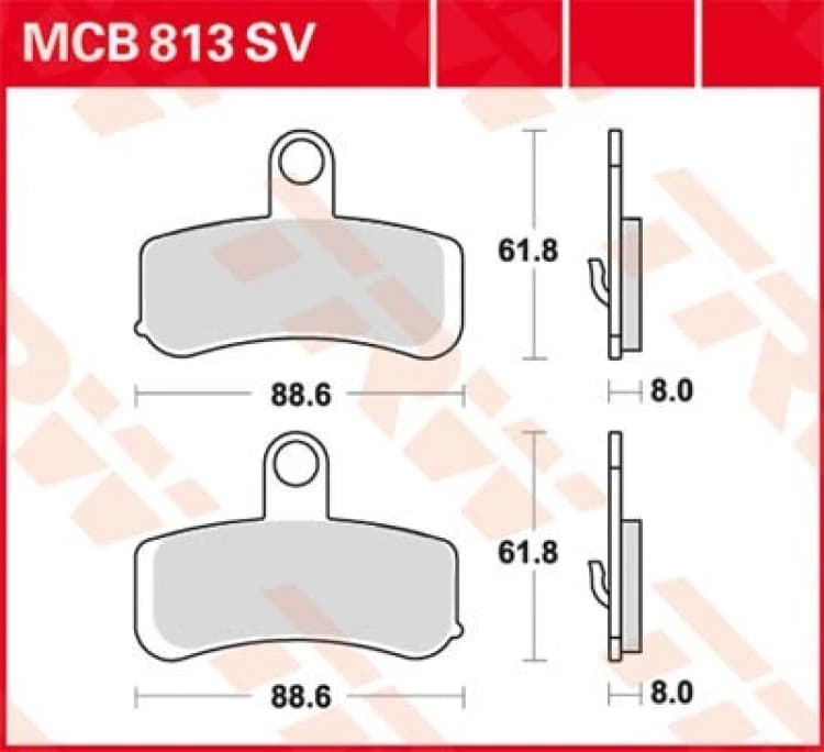 Image of TRW Lucas Sintered lining MCB813SV