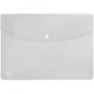 Image of ELBA Document Wallet with Press Stud Closure Urban A4 Transparent PP Pack of 5