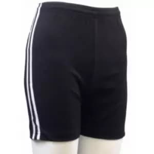 Image of Carta Sport Womens/Ladies Stripe Shorts (24R) (Black/White)