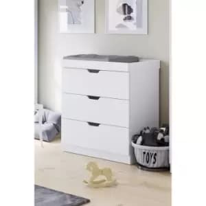 Image of Ickle Bubba Coleby White Chest of Drawers / Changer