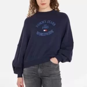 Image of Tommy Jeans Relaxed Worldwide Cotton Sweatshirt - XL