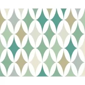 Image of Origin Murals Green Formation Sage Wall Mural - 3.5m x 2.8m