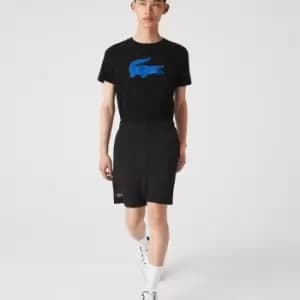 Image of Mens Lacoste SPORT Ultra-Light Shorts Size 6 - XL Black / White