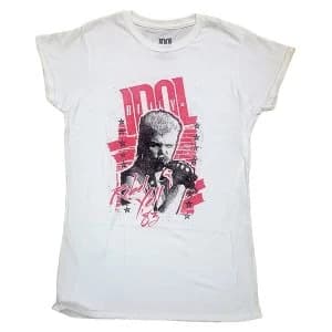 Image of Billy Idol - Rebel Yell Womens Large T-Shirt - White
