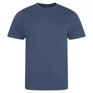 Image of AWDis Mens Tri Blend T Shirt (Extra Large) (Heather Navy)