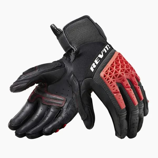 Image of REV'IT! Sand 4 Black Red Size 4XL