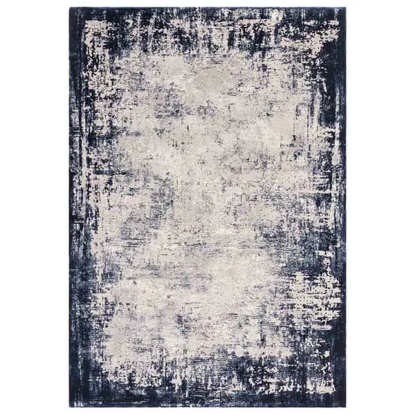 Image of Asiatic Kuza 160X230Cm Border Navy Rug KUZA1602300001