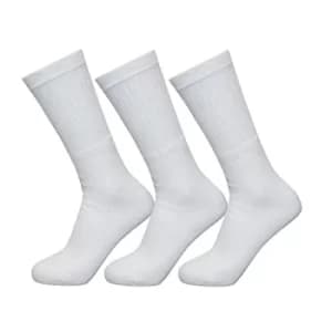 Image of Exceptio Multi Sport Crew Socks (3 Pairs) White 4-8