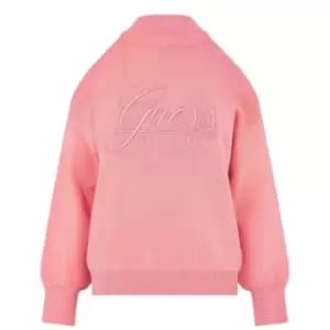 Image of Guess Cut Out Sweater - Pink