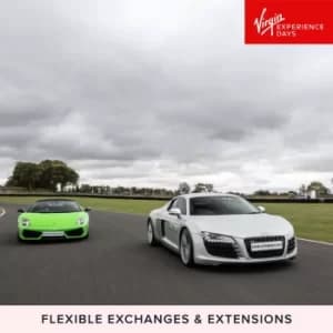 Image of Double Supercar Blast Plus High Speed Passenger Ride and Photo