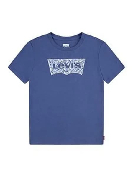 Image of Teenager Ditsy Batwing Fill Tee - Blue