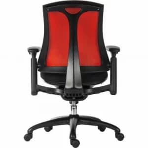 Image of Teknik Office Rapport Luxury Mesh Executive Chair, Red