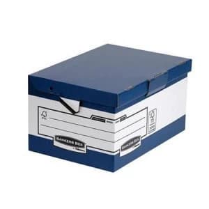 Image of Fellowes Bankers Box System Store Maxi with Ergo Handles Pack of 10