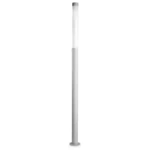 Image of Lyon Outdoor Bollard Grey 1x 2G11 181cm