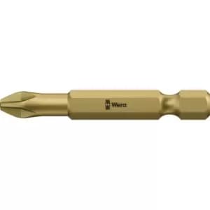 Image of Wera Torsion Extra Hard Phillips Screwdriver Bits PH1 50mm Pack of 1