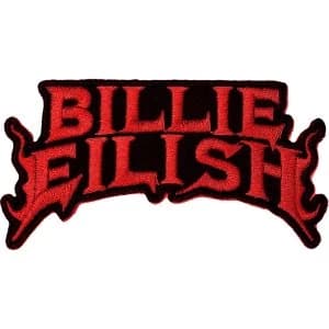 Image of Billie Eilish - Flame Red Standard Patch