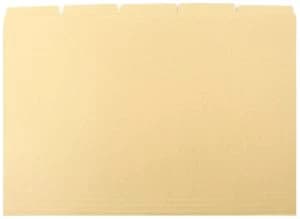 Image of Q Connect Tabbed Folder Foolscap - 100 Pack