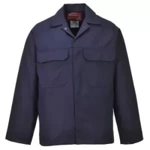 Image of Biz Weld Mens Flame Resistant Jacket Navy 4XL