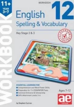 Image of 11+ Spelling and Vocabulary Workbook 12 by Stephen C Curran Paperback