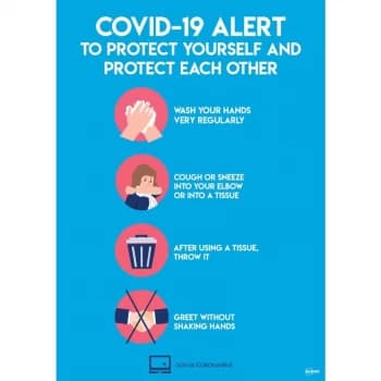 Image of Virus Prevention A3 Lbl 420x297mm