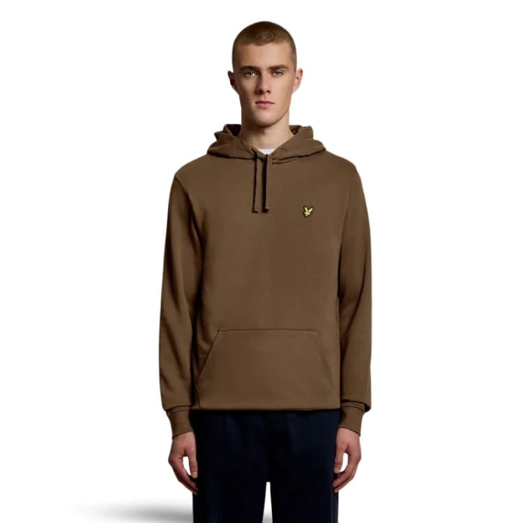 Image of Lyle & Scott Hooded sweatshirt Lyle & Scott Marron Male S