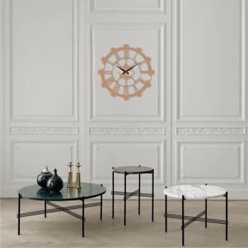 Image of Metal Wall Clock 16 - Copper Copper Decorative Metal Wall Clock