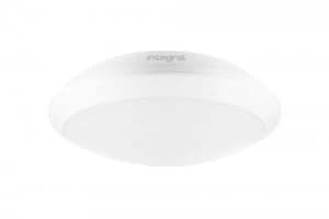 Image of LED Flush Ceiling Light Bulkhead 24W 4000K 2500lm IK10 Matt White IP66