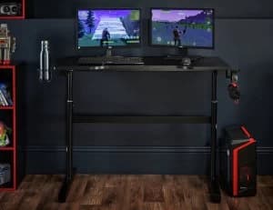 Image of Virtuoso Elevation Gaming Desk - Black