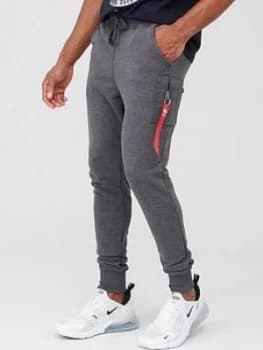 Image of Alpha Industries Alpha Industries X-fit Slim Cargo Joggers, Charcoal Size M Men