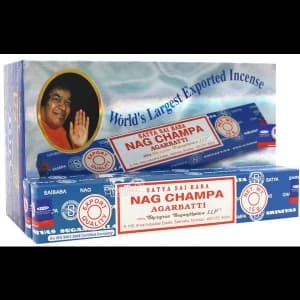 Image of Box of 12 Packs of 15G Nag Champa Incense Sticks by Satya