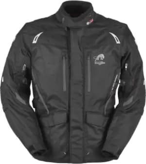 Image of Furygan Apalaches Motorcycle Textile Jacket, black, Size 2XL, black, Size 2XL
