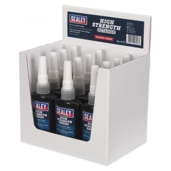 Image of Sealey SCS638 High Strength Retainer 50ml Pack of 12