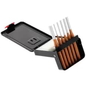Image of Gedore RED Cotter pin driver set Ø 3 - 10 mm in metal folding Cassette 6 Piece 3300824