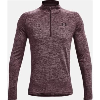 Image of Under Armour Armour Technical Half Zip Top Mens - Ash Plum/Black