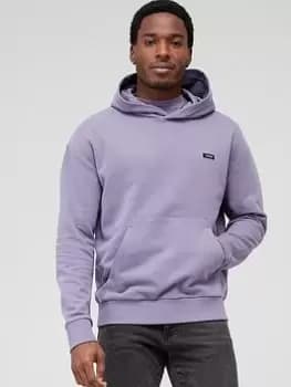 Image of Calvin Klein Cotton Comfort Hoodie - Purple Size M Men