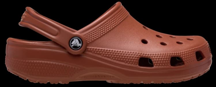 Image of Crocs Unisex Classic Clogs Rust W4/M3