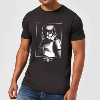 Image of Star Wars Imperial Troops Mens T-Shirt - Black - 3XL - Black