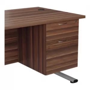 Image of Jemini Dark Walnut 2 Drawer Fixed Pedestal KF79861