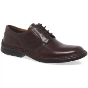 Image of Josef Seibel Walt Leather Mens Lace Up Smart Shoes mens Casual Shoes in Brown,7,8,9,9.5,10,11