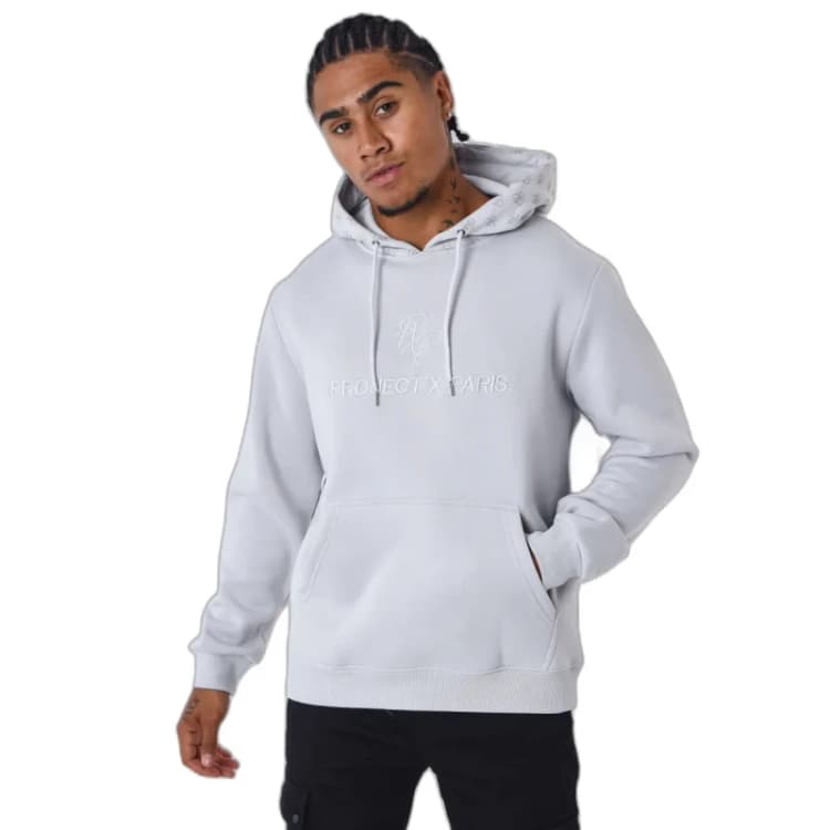 Image of Project X Paris Monogram detail hoodie Project X Paris Blanc Male S