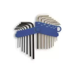 Image of LASER Miniature Hex Key Set - 16 Piece - 4196