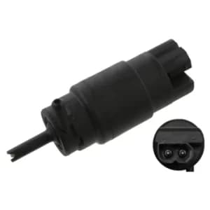 Image of Windscreen Washer Pump Water Pump window cleaning 04796 by Febi Bilstein