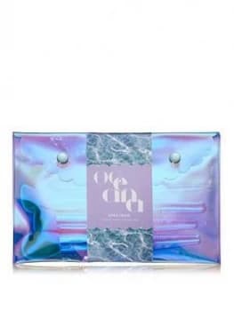 Image of Spectrum Spectrum Oceana 4 Piece Face Brush Set And Pouch