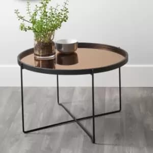 Image of Pacific Voss Coffee Table, Iron Copper