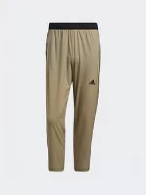Image of adidas Warp Knit Yoga Joggers, Green, Size L, Men