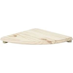 Image of Wickes Pine Corner Shelf Kit - 300mm