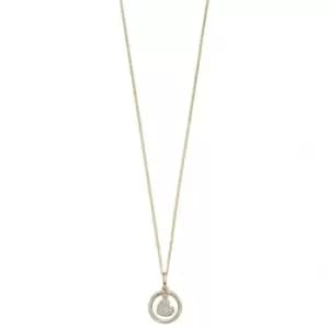 Image of Elements Gold Swinging Diamond Heart Pendant GP2125