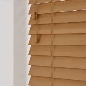 Image of Wooden Venetian Blinds With Strings105CARW