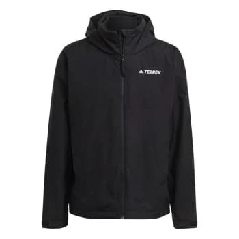 Image of adidas Terrex Multi RAIN. RDY Two-Layer Rain Jacket Mens - Black